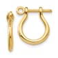 Gold Classics(tm) 14kt. Gold 3D Shackle Link Screw Earrings - image 1