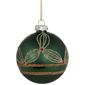 Northlight 4ct. Holly Berry Green Christmas Glass Ball Ornaments - image 1