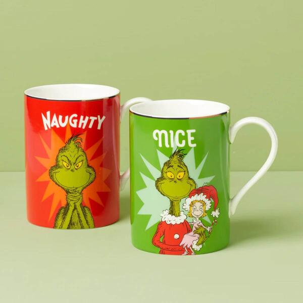Lenox&#40;R&#41; Naughty & Nice Mug Set - image 