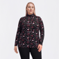 Plus Size Inner Circle Holiday Martini Turtleneck Tee - image 1