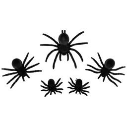 Northlight Spiders Halloween Clip-on Decor - Set of 5