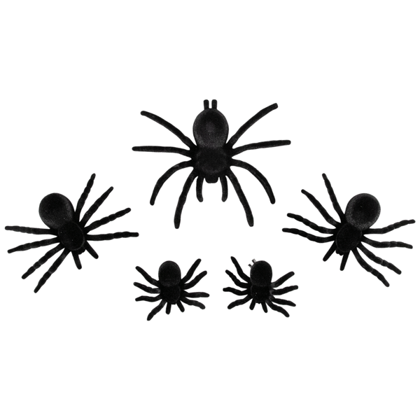 Northlight Spiders Halloween Clip-on Decor - Set of 5 - image 