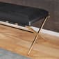 Southern Enterprises Clairvoix Faux Leather Bench - image 2