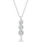 Nova Star(R) Sterling Silver 1/10ctw. Lab Grown Diamond Pendant - image 1