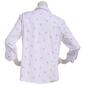 Womens Emily Daniels 3/4 Sleeve Flamingo Casual Button Down - image 3