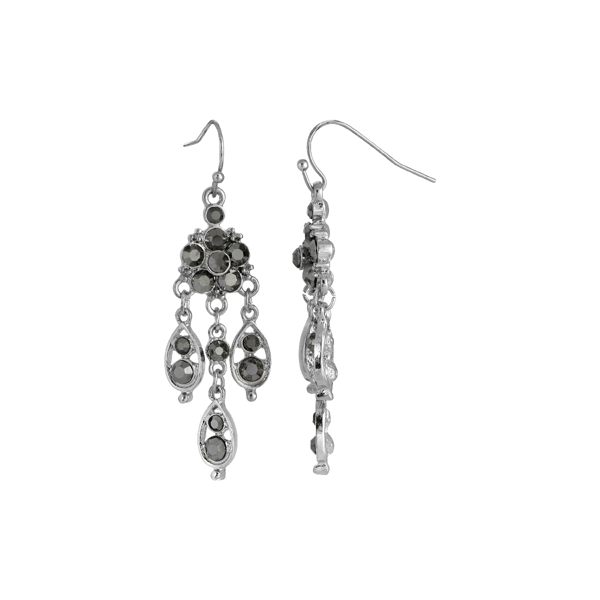 1928 Jewelry Chandelier Drop Earrings - image 