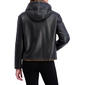 Womens Kensie Faux Leather Jacket With Leopard Faux Fur - image 3