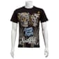 Young Mens SOUTHPOLE(R) Rhinestone Skull & Flames Tee - image 1