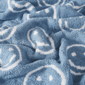 Truly Soft Cozy Smiley Reversible Throw Blanket - image 3