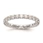 Pure Fire 14kt. White Gold Lab Grown Diamond Eternity Band - image 2