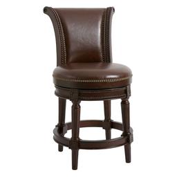 New Ridge Home Goods Chapman Counter-Height Barstool - Walnut