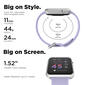 Adult Unisex iTouch Air 4 Lavender Smart Watch - TA4M01-B09 - image 2