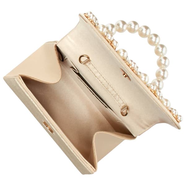 Jessica McClintock Minette Pearl Top Handle Evening Bag