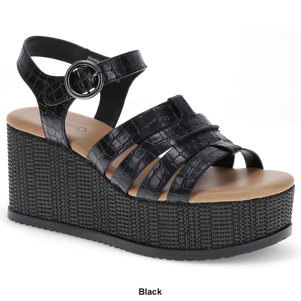 Womens BareTraps&#174; Savannah Wedge Sandals
