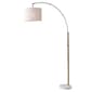 Adesso Bowery Antique Brass Arc Floor Lamp - image 1