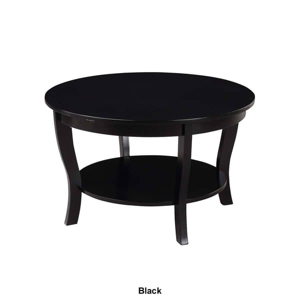 Convenience Concepts American Heritage Round Coffee Table