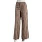 Juniors Celebrity Pink Low Rise Wide Leg Leopard Trousers - image 1