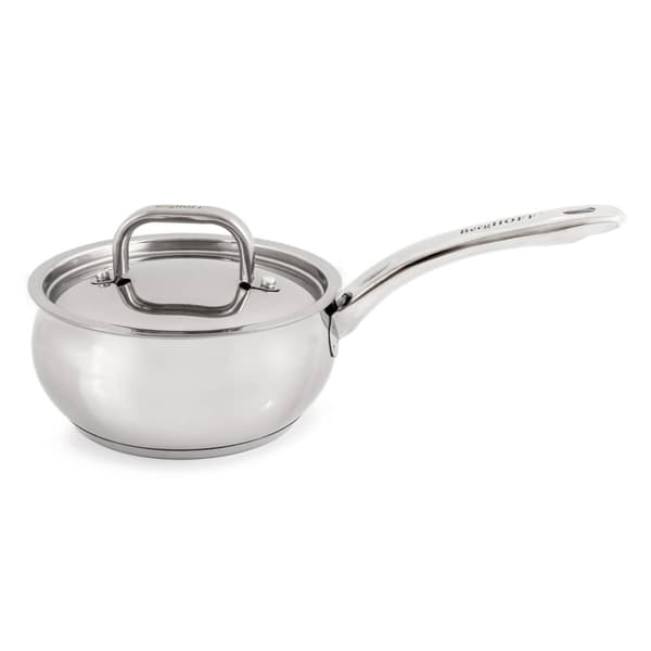 BergHOFF Belly Shape Stainless Steel 6.25in. Saucepan w/ Lid