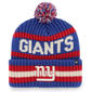 Mens ''47 Brand Giants Bering Cuff Knit Hat w/ Pom - image 1