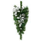 Northlight Seasonal 32in. Pre-Decorated Teardrop Swag - image 1