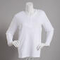 Womens Hasting &amp; Smith Long Sleeve Solid Henley Top - image 7