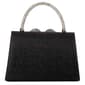 D''Margeaux Flower Shimmer Clutch w/ Chain - image 4