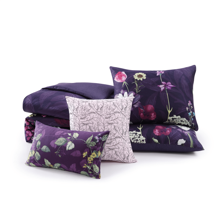 Bebejan Morning Glory 5pc. Reversible Comforter Set