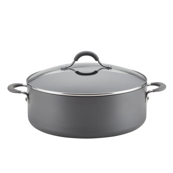 Circulon&#40;R&#41; Radiance 7.5qt. Hard-Anodized Non-Stick Wide Stockpot - image 