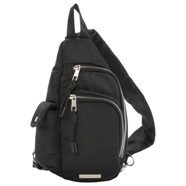 Madden Girl Nylon Side Pocket Sling Bag