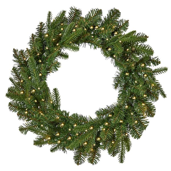 Seasonal LLC LED Dakota Pine 24in. Artificial Christmas Wreath