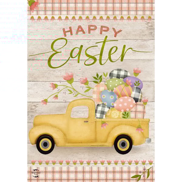 Briarwood Lane Easter Egg Pickup Happy Easter Garden Flag - image 