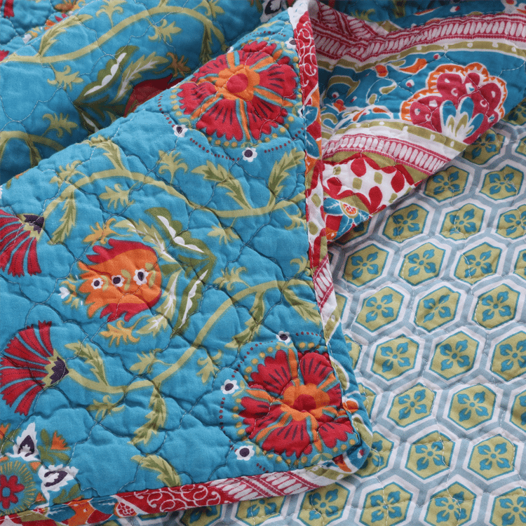 Greenland Home Fashions™ Thalia Reversible Quilted Throw Blanket