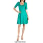 Womens 24/7 Comfort Apparel A-Line Knee Length Dress - image 3
