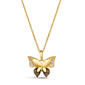 Le Vian Diamonds & 14kt. Honey Gold Butterfly Pendant - image 1