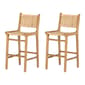 South Shore Balka Rattan Bar Stool - Set of 2 - image 1