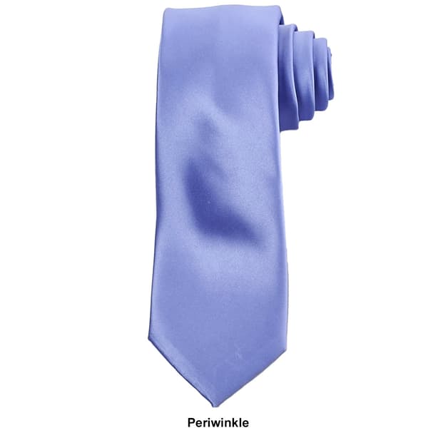 Mens Perry Ellis Sateen Solid Tie