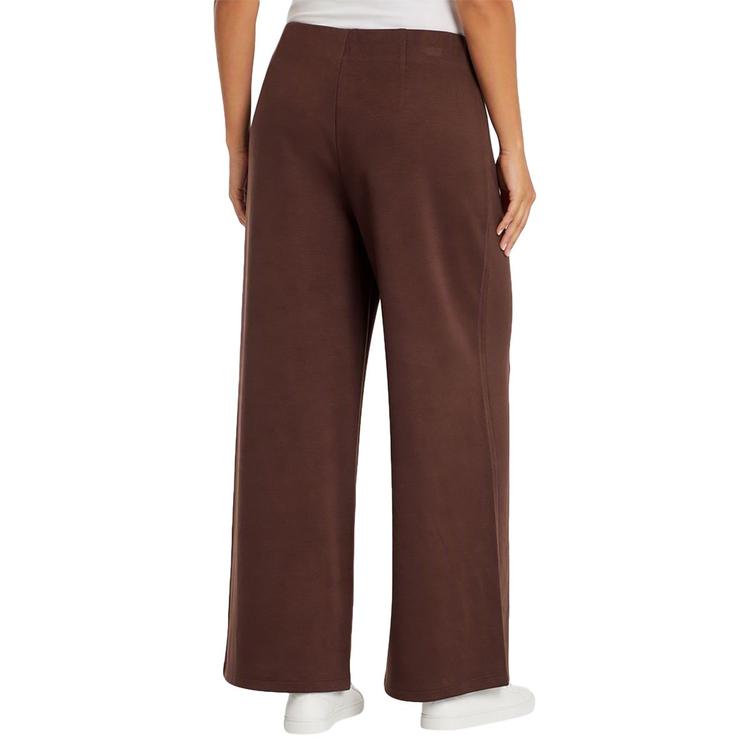 Womens Runway Ready Solid Wide Leg Pull On Casual Pants