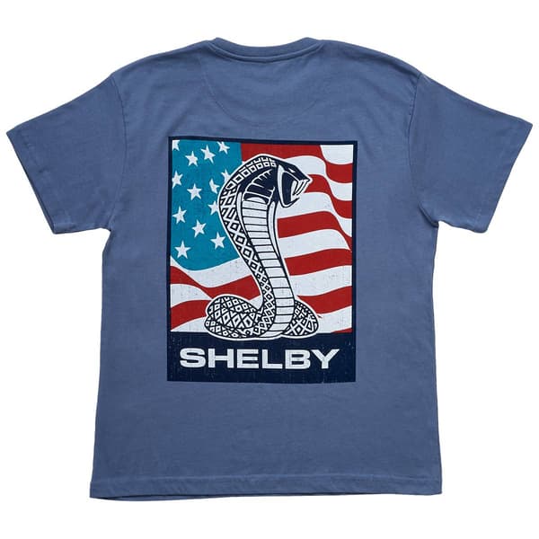 Young Mens Shelby Cobra Graphic Short Sleeve Tee