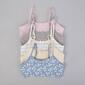 Girls &#40;7-14&#41; Poppy & Clay Be Natural 5pk. Ditsy/Stripe Bralette - image 1