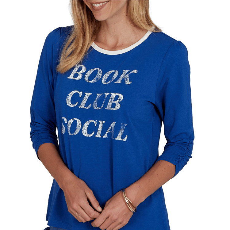 Petite Ruby Rd. Must Haves II Book Club Social Tee