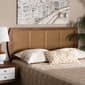 Baxton Studio Harris Ash Walnut Finished Wood Headboard - image 3