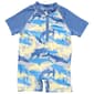 Baby Boy (NB-9M) Wippette Shark Short Sleeve Rashguard Swimsuit - image 1
