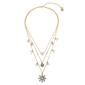 Betsey Johnson Daisy Layered Necklace - image 1