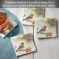 4pk. Bird Song Blue Bird Square Set - image 2
