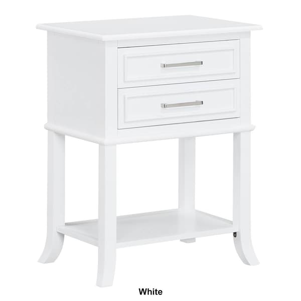 Convenience Concepts Sydney 2 Drawer End Table
