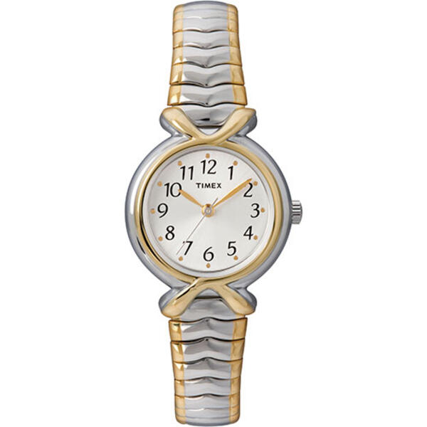 Womens Timex&#40;R&#41; Two-Tone Expansion Band Watch - T218549J - image 