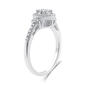 Nova Star&#174; 1/3ctw. Lab Grown Diamond Halo Cluster Bridal Set - image 2