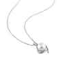 Gemstone Classics™ Pearl & Diamond Heart Pendant - image 2