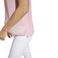 Womens Calvin Klein Cap Sleeve Crepe Blouse with Chiffon Trim - image 3