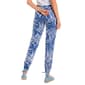 Petite Robert Louis Pull On Tie Waist Leaf Silky Knit Jogger - image 2